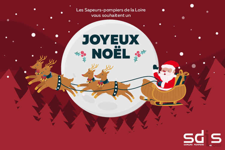 sdis42's tweet photo. ✨ L'ensemble des sapeurs-pompiers de la Loire et personnels du @sdis42 vous souhaitent de belles fêtes de fin d'année et un très joyeux #Noël2019 ! 🎁🎅 https://t.co/V83f6rMxRB