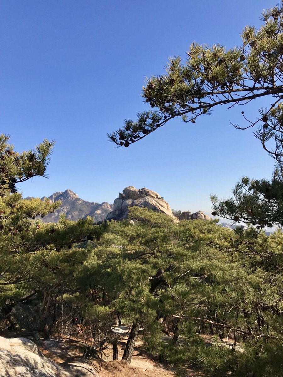 SeoulHike's tweet photo. Historic Bi Peak. A monument was erected on the summit in the mid-6th century to celebrate King Jinheung’s expansion of the Silla Dynasty. Currently, a replica of the monument is on Bi Peak; the original monument (last photo) is in the National Museum of Korea. https://t.co/6v6ksOFKLd