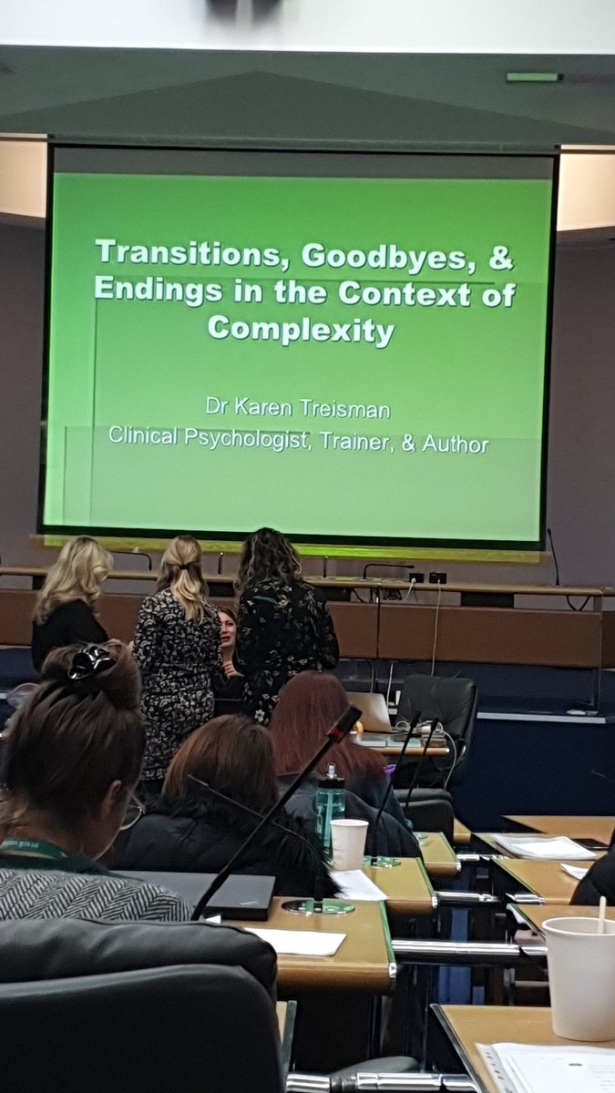 CavillRoxie's tweet photo. Looking forward to a day listening to @dr_treisman talk at @VSHillingdon about transitions, goodbyes and endings! https://t.co/JEIlo1avi5