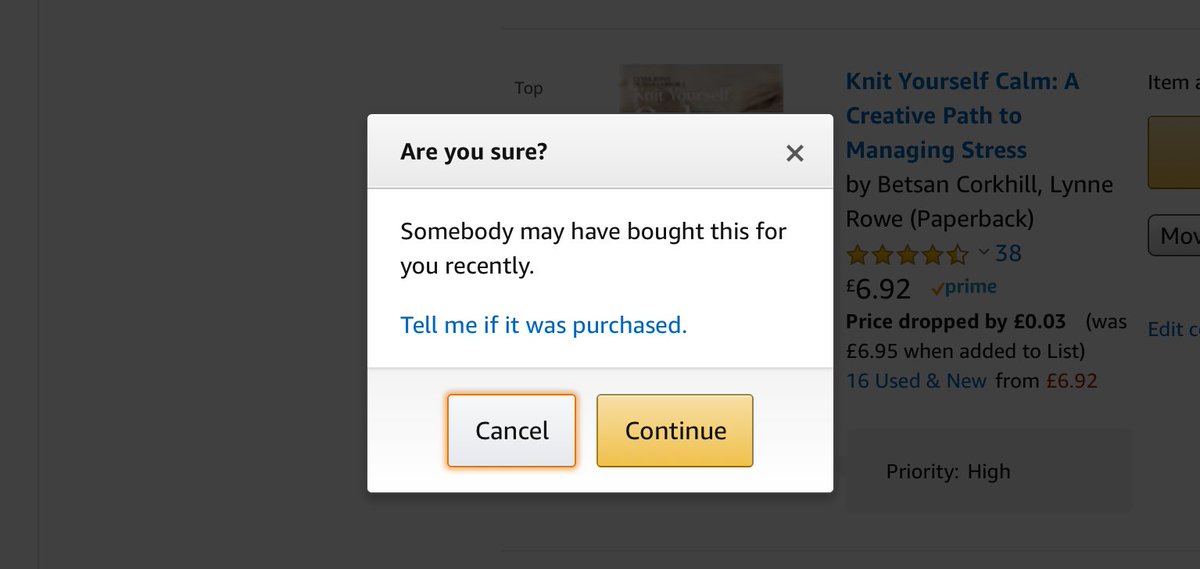 How to tell if someone bought amazon wish list