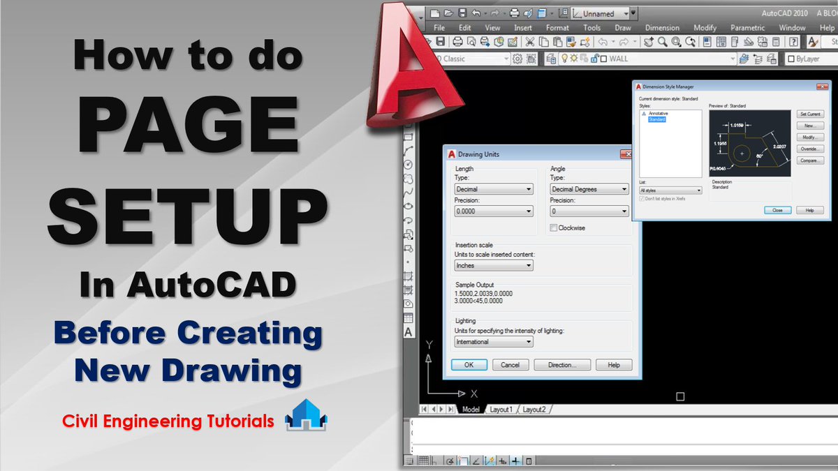 CIVILTutorials's tweet image. AutoCAD #35 - How to do PAGE SETUP in AutoCAD Before creating new drawing | AutoCAD Basics
youtu.be/ETgW5lQIQtk
#CivilEngineeringTutorials
#CivilTutorials
#AutoCADCommands
#AutoCADBasics
#AutoCADTutorials