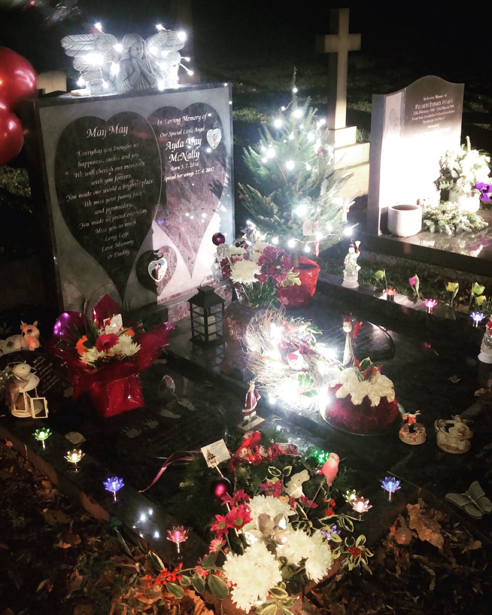 LornaJump's tweet photo. Merry Christmas our beautiful Ayda-May. Last night (like every year) we brought Christmas to our little place we remeber you, we sang Christmas carols (badly) &amp; spoke about our beautiful memories with you. Shine Bright our little ray of sunshine, We love &amp; miss you so much ❤️💔❤️ https://t.co/9hDX4RQnPC