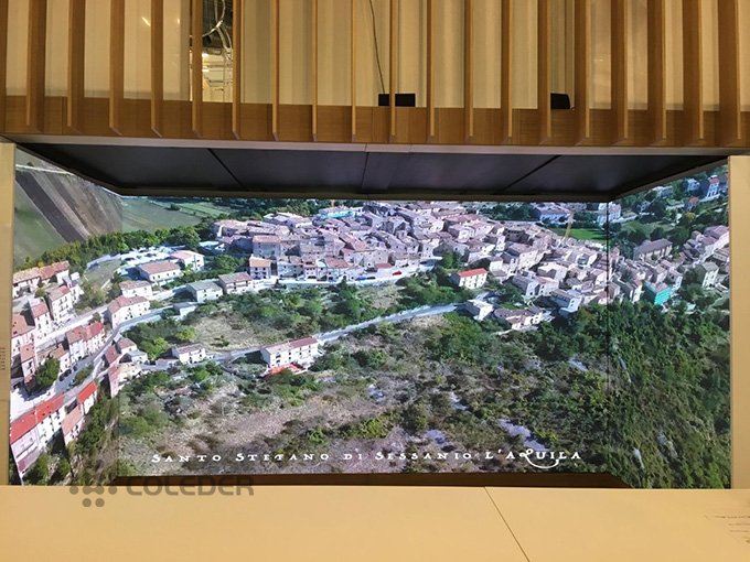 Ccoleder's tweet image. Coleder A1.2 series fine pitch led display applicated for italy. 💪😃#Coleder #FinePitchLedDisplay #LedVideoWall