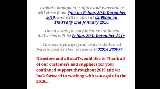 Global Components tweet media