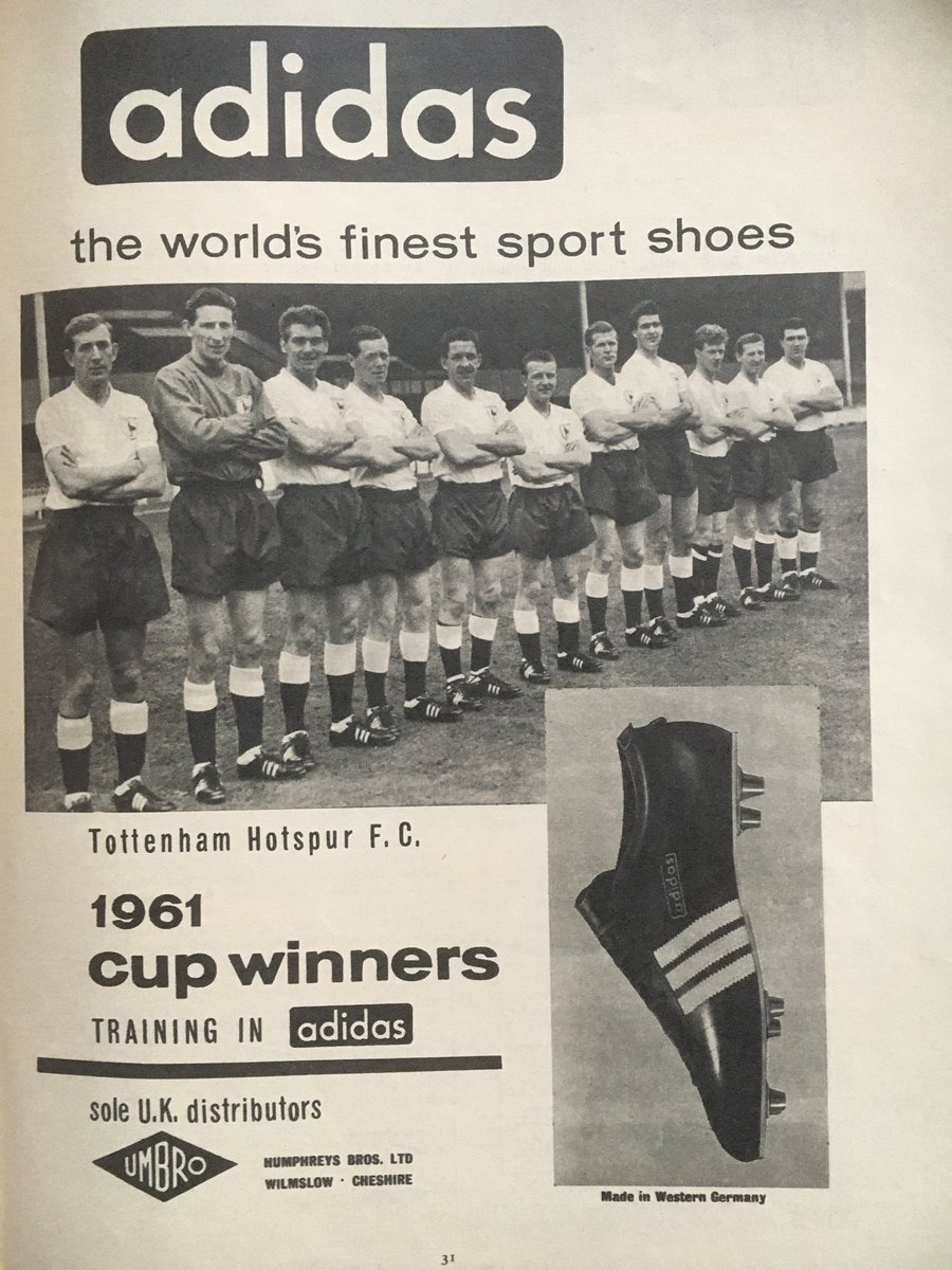 Theleaguemag's tweet photo. Tottenham Hotspur- Umbro and adidas https://t.co/2FRor7K1gX