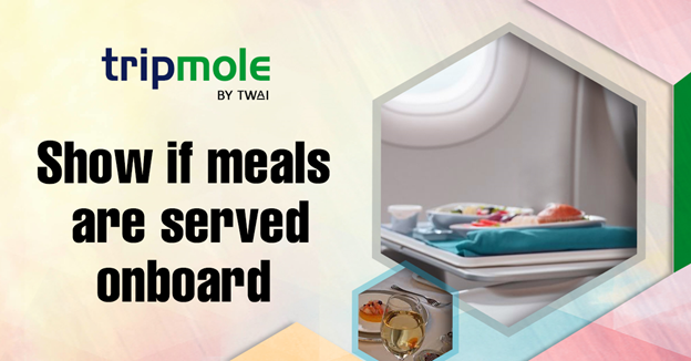 TwaiLLC's tweet image. Tripmole provides rich content that reveals if food will be served on a flight.
visit: tripmole.com
#RichContent #Flight #Airline #AirlineContent #Tripmole #FlightAmenity