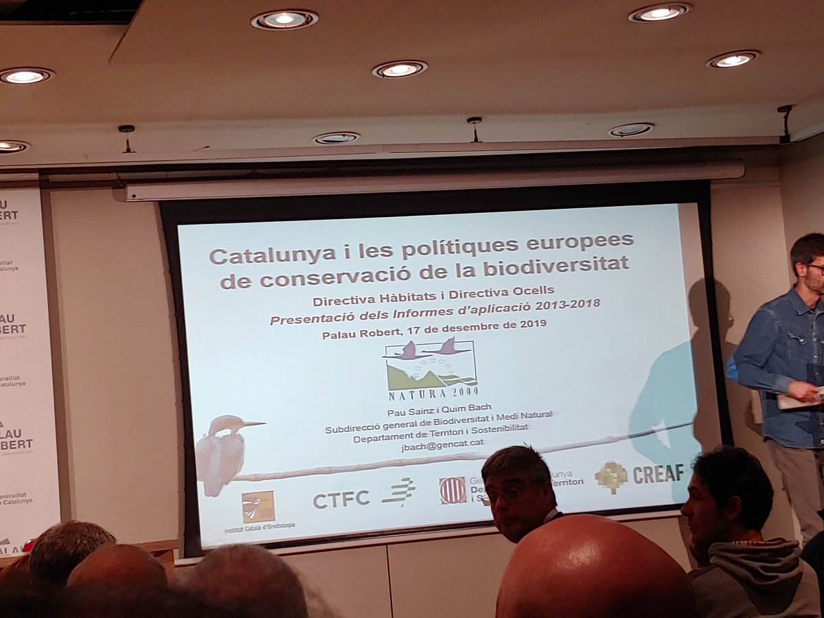 Avui a la jornada "Catalunya i les polítiques de conservació de la biodiversitat" <a href="/territoricat/">Territori</a>
al <a href="/palaurobert/">Palau Robert</a>. Aprenent molt per definir l'estratègia de biodiversitat d'<a href="/aiguesbcnclient/">Aigües de Barcelona</a> Molt bona feina feta i molt per fer!  <a href="/CREAF_ecologia/">CREAF</a> <a href="/ICOcells/">ICOcells</a> <a href="/ctforestal/">CTFC</a>