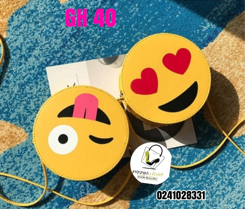 JMbapeppy's tweet image. Are you thinking of how to surprise your baby girl or that special one, check in peppys_closet for your new emoji shoulder bag at an affordable price
 WhatsApp them on 0241028331 or contact them on IG : peppys_closet .
#lookelegant💝
RT