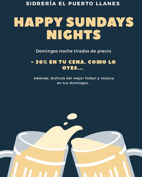 sidreriapuerto's tweet photo. Hoy tienes Menú de domingo, toda la carta y por la noche todas las cenas con - 30%!
Reservas en el 639328187 o a través del WhatsApp #happysundaynights #Llanes #Asturias #Turismo #food #cider #wine #cachopo #singluten #vegetariano #tapas #parallevar #totakeaway https://t.co/ykkO9IvrHQ