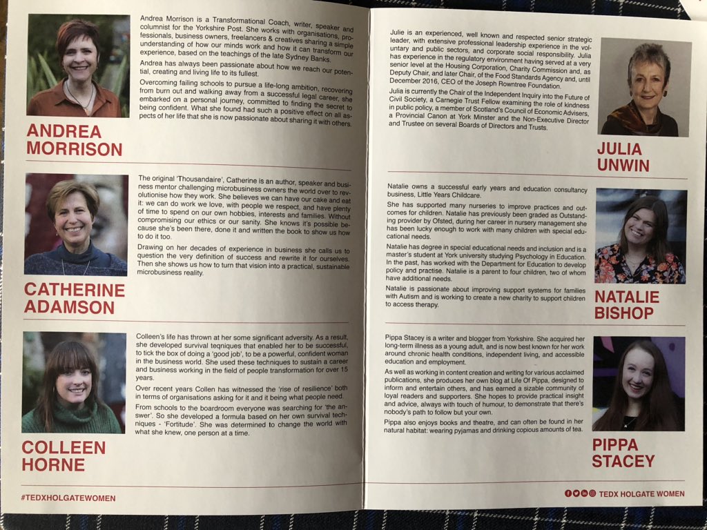 FSBNorthYorks's tweet photo. Great to be supporting HolgateWomen TEDx @TEDTalks in York today and to have two FSB members speaking in a fabulous line up. Good luck @YesYouCanNow &amp; @CatherinAdamson  #WomeninBusiness #TEDxHolgateWomen https://t.co/X6I23QPxX6
