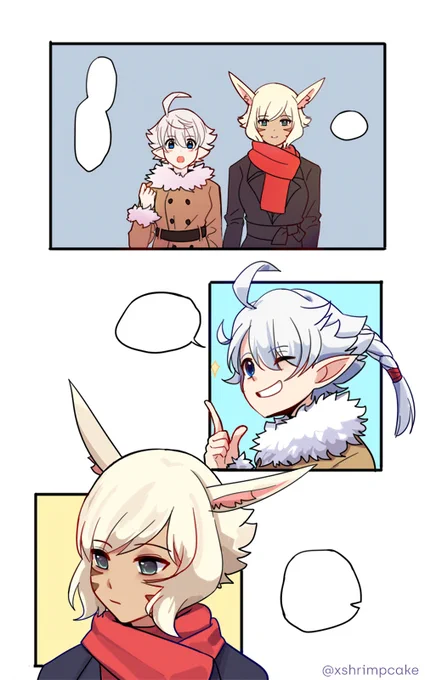 Frosty winter date❄⛄ #FFXIV 