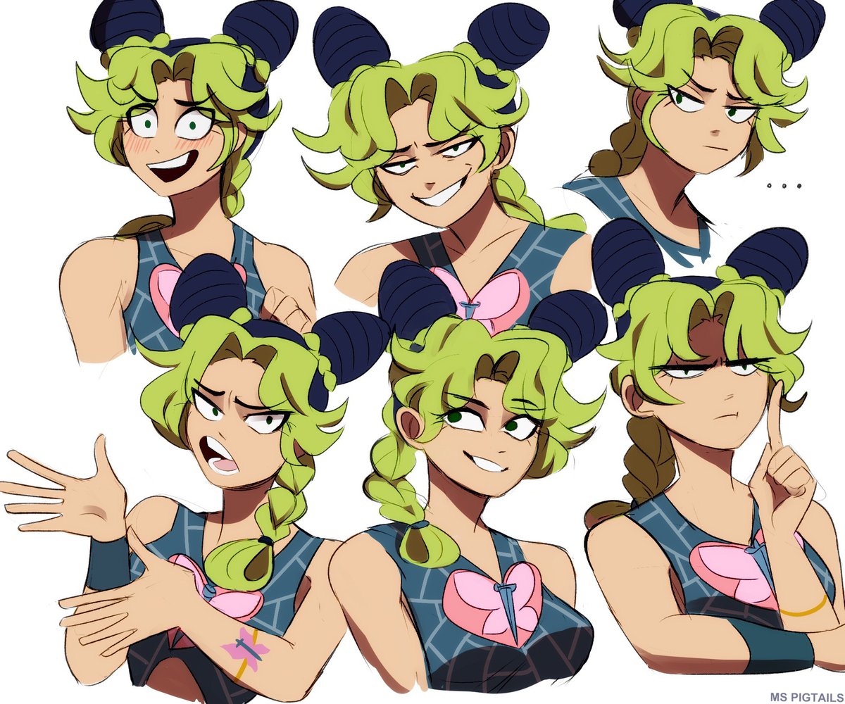 SkyGuyArt's tweet photo. #StoneOceanAnime 
I am not too involved with fandom anymore, but I really want to see my wives animated. Please get this tag to trending. There has to be a demand in order to make DP know it is a good financial investment! Here’s some old fanart. https://t.co/QELChmKEog