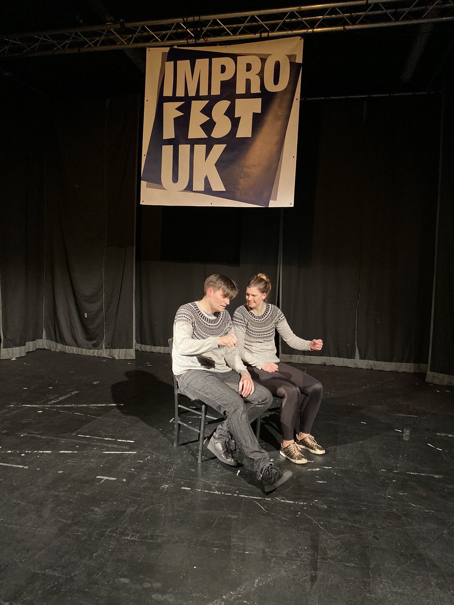 On Thursday the detectives solved the puzzle of “Blood Chess” in the latest episode of “Mordsaga” with <a href="/mrpetermore/">Peter More</a> &amp; @Emmawessleus at ImproFestUK2019
