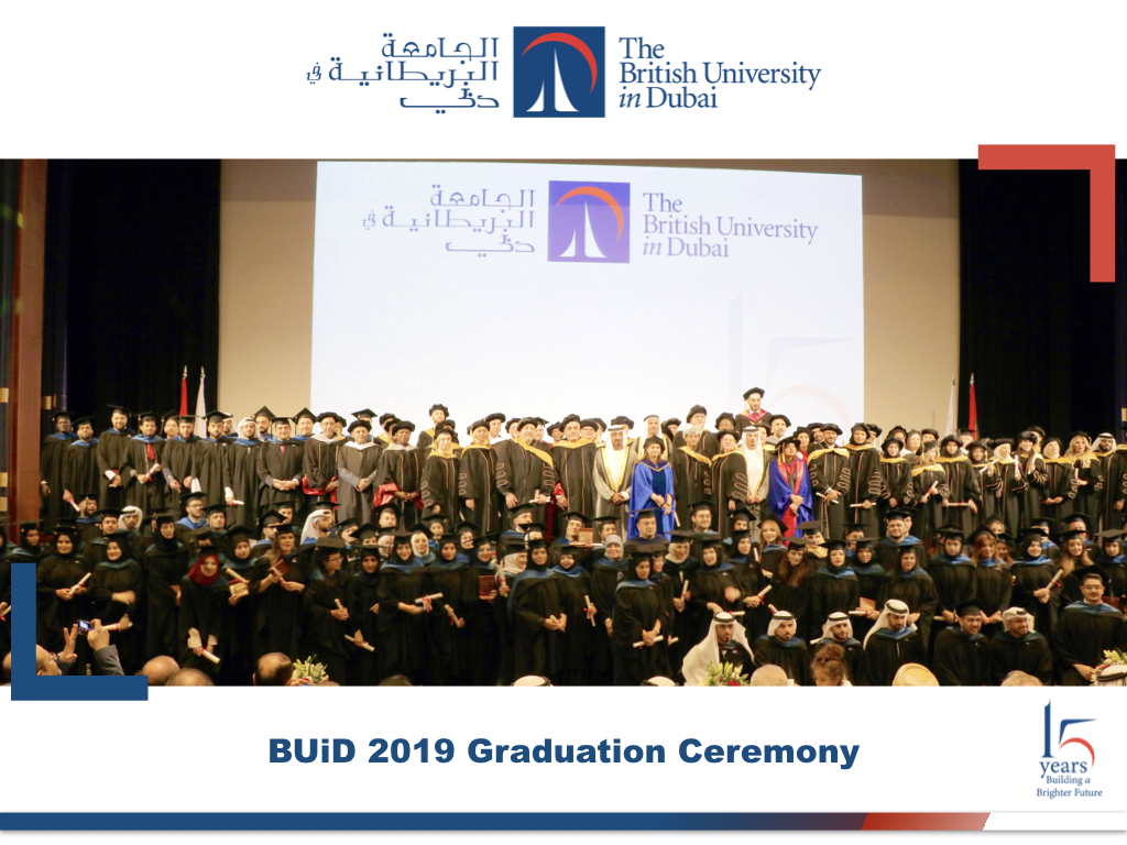 buid_team's tweet photo. The British University in Dubai is proud to see a new cohort of Masters and PhD graduates walk across the stage and join the growing community of alumni in UAE and the region at the Cultural and Scientific Association
#buid2019graduation
#buid_team
#2019graduation
#buidalumni https://t.co/QN6nMfc89n