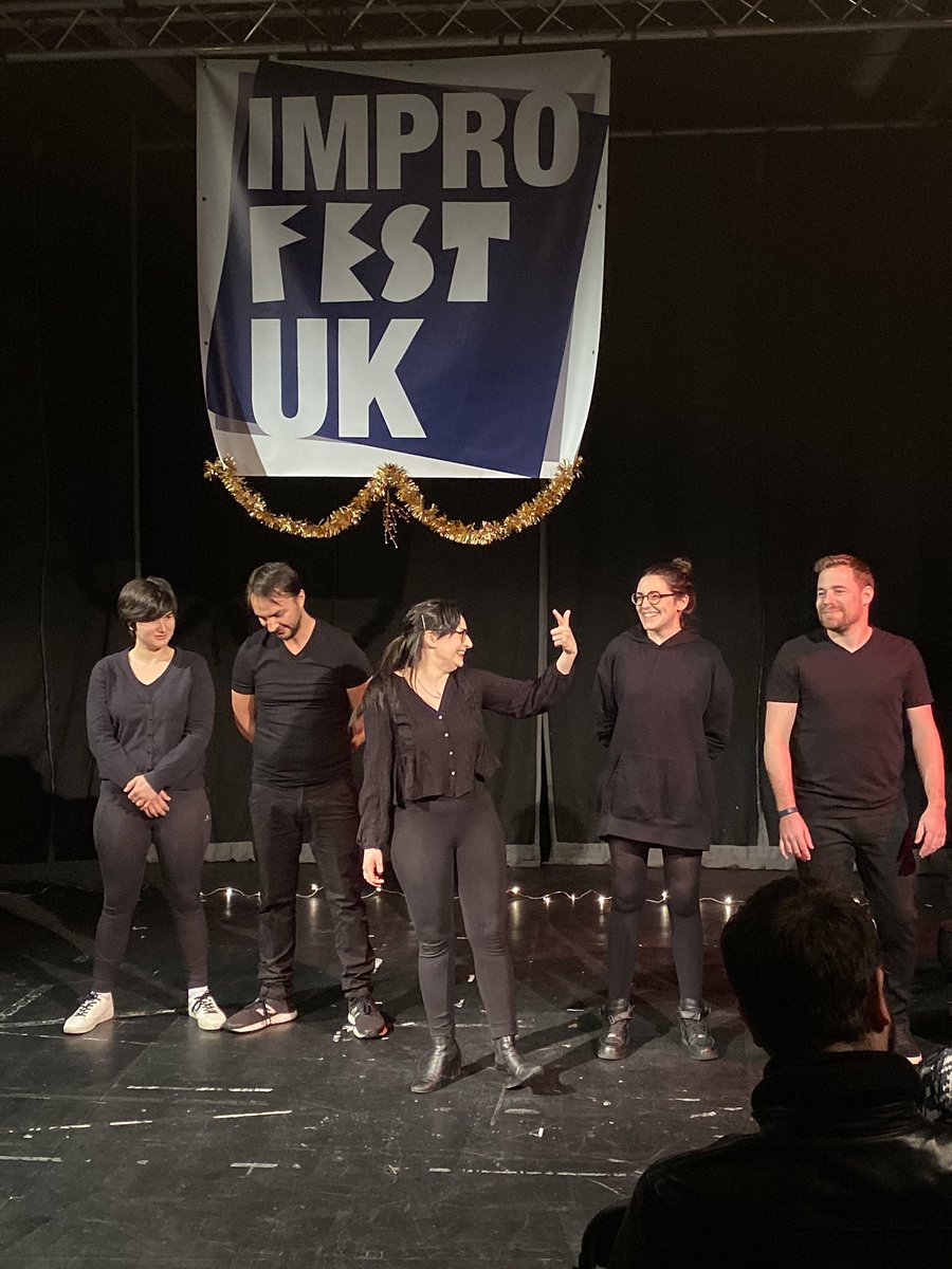 Christmas came early on Friday for everyone at #ImproFestUK2019 with <a href="/FBImprovisation/">FBI</a> and their improvised Christmas Movie about the American president and his daughter both finding love