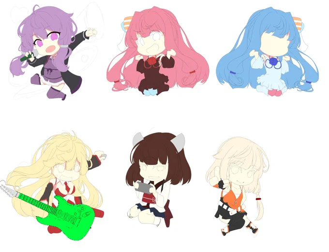 描いてる 