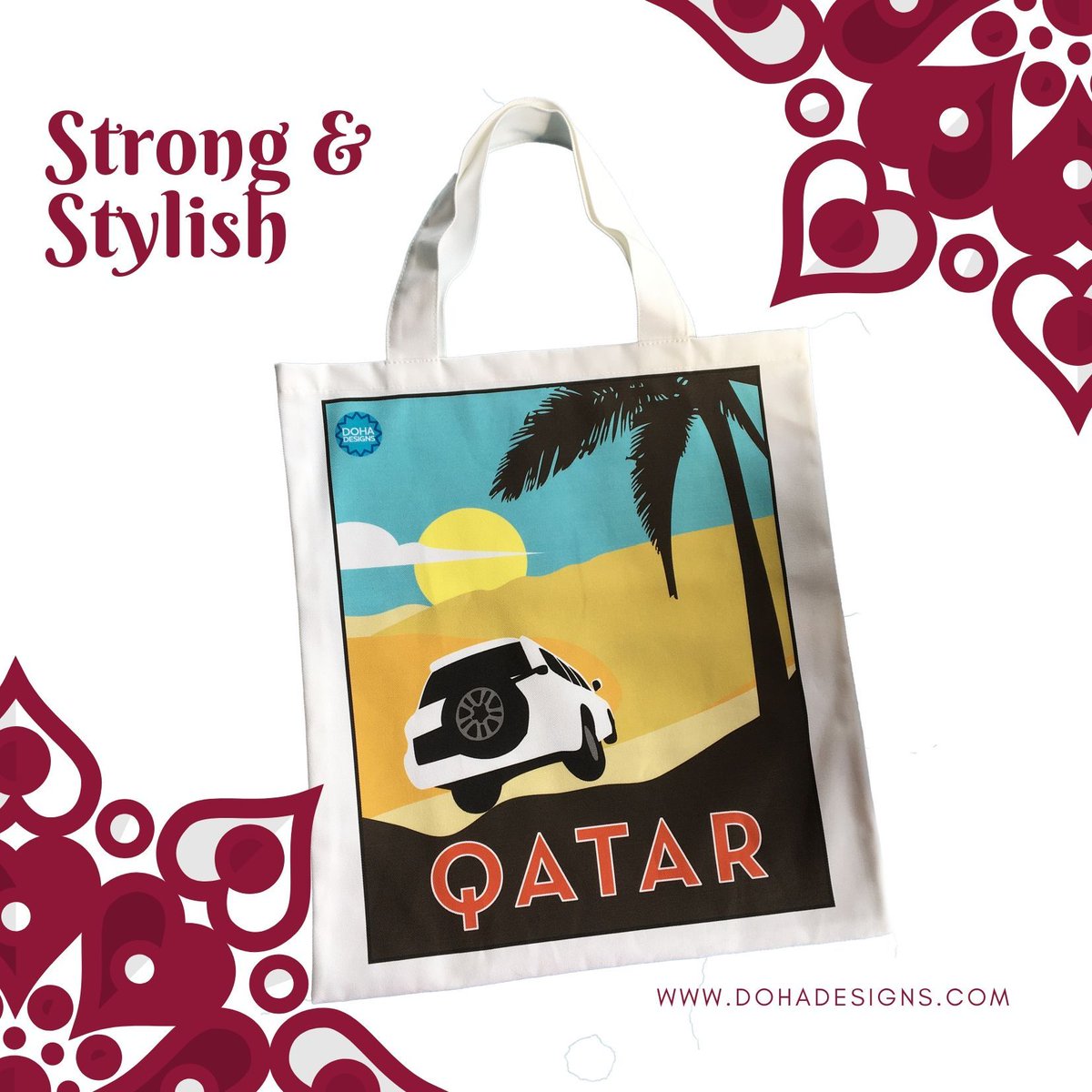 🌏❤️Reusable bags are good for the planet
...  Stylish ones are good for the soul 💚🌍 
dohadesigns.com/collections/ba…
#qatarbag #dohabag #strongandstylish #reusableshoppingbag
🇶🇦#qatarnationalday2019 🇶🇦
#dohagift #qatargift #dohasouvenir #qatarsouvenir
#designsofdoha #dohadesigns