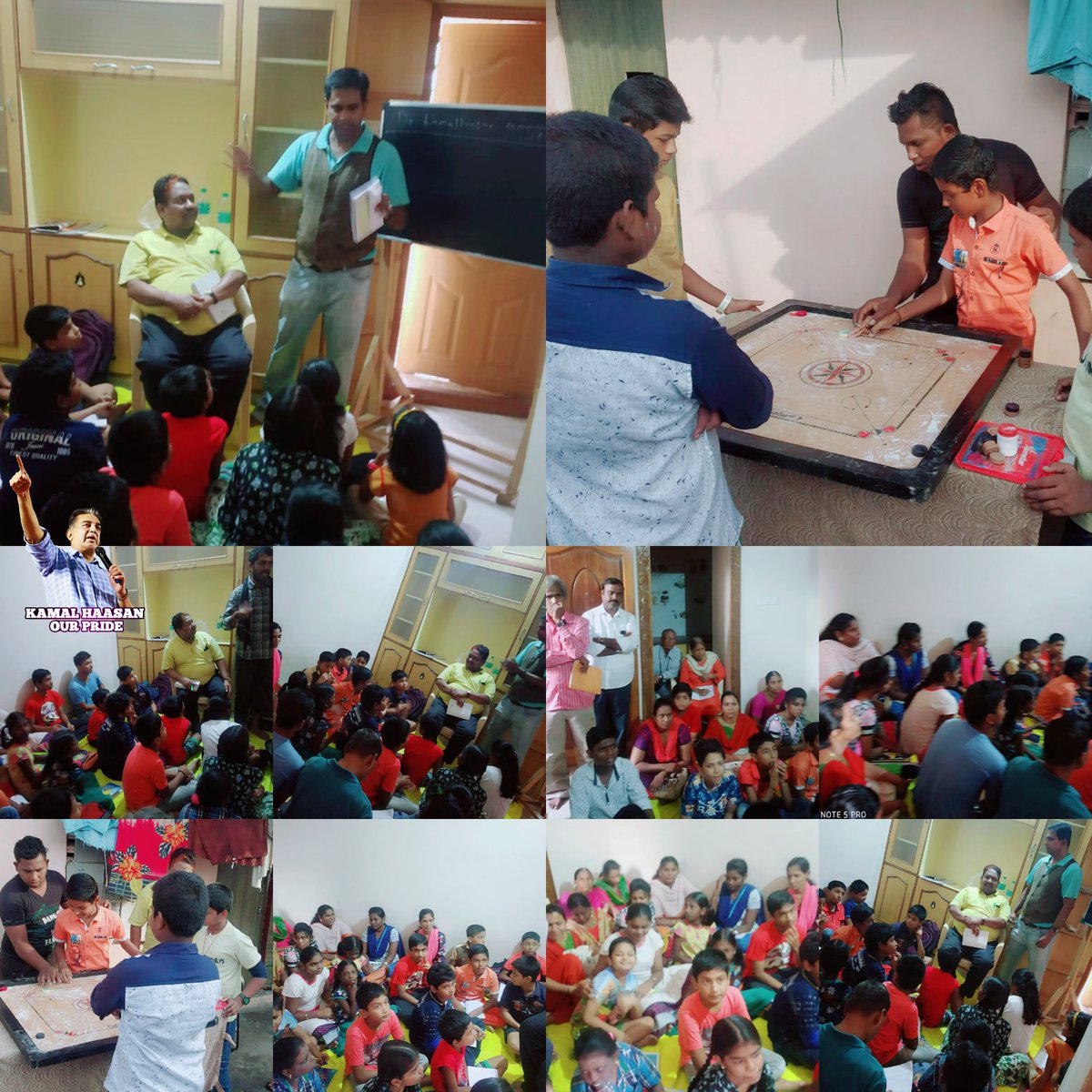 KHOurPride's tweet photo. Free Spoken English, Computer basics, CARROMBOARD classes as part of the #MaiamSkillDevelopment an initiative from #makkalneedhimaiam
#KamalHaasan ✊ https://t.co/hndps0xhta