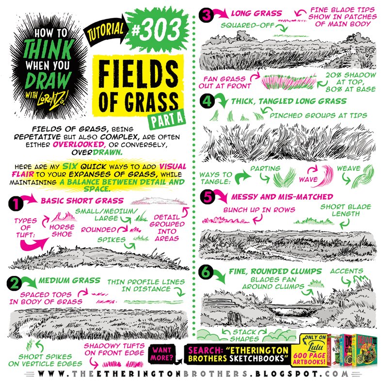 Etheringtonbrothers On Twitter How To Think When You Draw Fields Of Grass Part A For Skillupsunday Is Here Https T Co L2eg5bveo3 Howtothinkwhenyoudraw Howtodraw Drawingtutorial Conceptart Gamedev Animationdev Gameart Tutorial Indiegame<script async src=