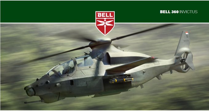 عرض مروحية بيل  الهجومية 360 Invictus للجمهور - المروحية المستقبلية لشركة بيل