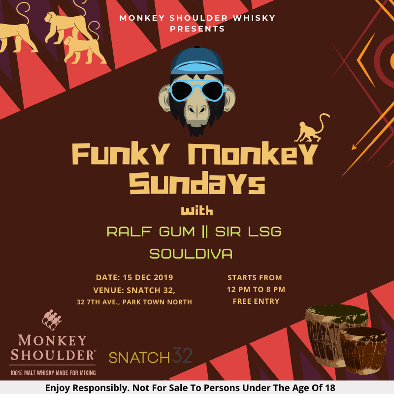 GOGO_Music_1's tweet photo. This afternoon at Snatch32 โFunky Monkey Sundaysโ with @RalfGUM, @SirLSG_SA, and @palesa_setlhare
See you there.
#Snatch32 #Event #Afternoon #FunkyMonkeySundays #RalfGUM #SirLSG #SoulDiva https://t.co/keGBRf0HrM