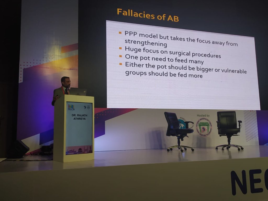 FoolzWizdom's tweet photo. Great news! Just yesterday I argued #PMJAY #ayushmanbharat in its current form isn’t sustainable/scalable for #Newborn intensive care at National #Neocon2019 conference. @AyushmanNHA providing std kits of consumables may work better @AnantBhan @ashokaiims @PMOIndia @epigiri https://t.co/WBqj9gGLgs
