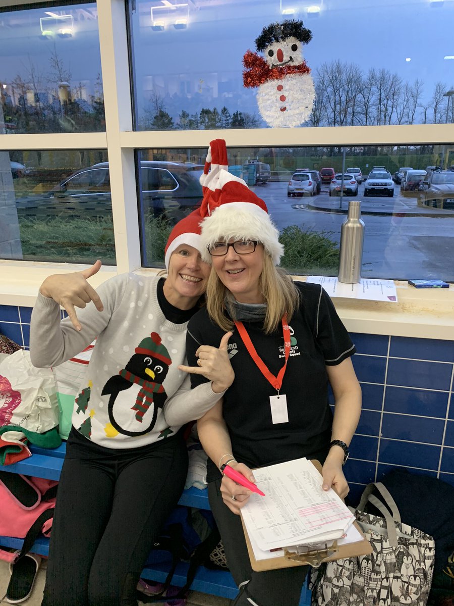 bridgendcounty's tweet photo. Xmas feelings here at the Carmarthen Xmas Meet! Good luck swimmers! Get in the festive spirit and swim fast! @arenaUK_ @solosportbrands @haloleisure @Halo_SF #xmas2019 #TeamBridgend #oneBridgend https://t.co/4BHZkSEtkc