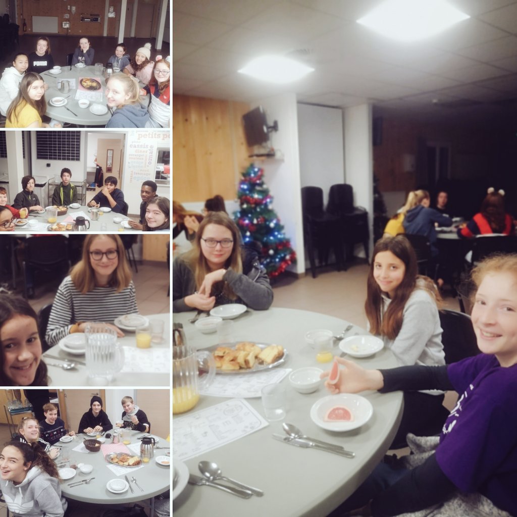 Traditional French petit dejeunner finit, with bowls of hot chocolate drank and pain au chocolat eaten, we're off now to our second Christmas Market at Boulogne sur Mer. 🎄🤶

#BFSdoLilleChristmasMarket2019
#somanypastries
#offtomarket