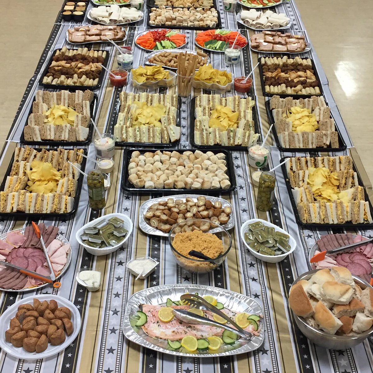 Christmas party buffet for <a href="/kirkhamdance/">Kirkhamdance</a> . #party #dance #buffet #catering #LSAandBPLevents