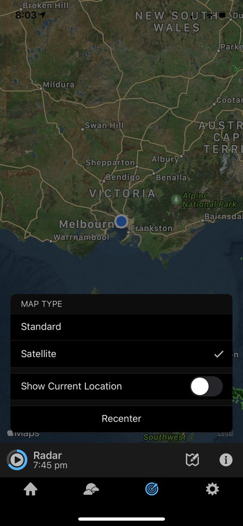 leedsboy2's tweet photo. @bjango Congrats on a beautiful app Marc. Playing with the maps I see that the Location indicator persists despite being turned off. Have to toggle the switch to get rid. Any chance of a more subtle indicator? Otherwise a really impressive v1.0. https://t.co/TJWEwgdVci