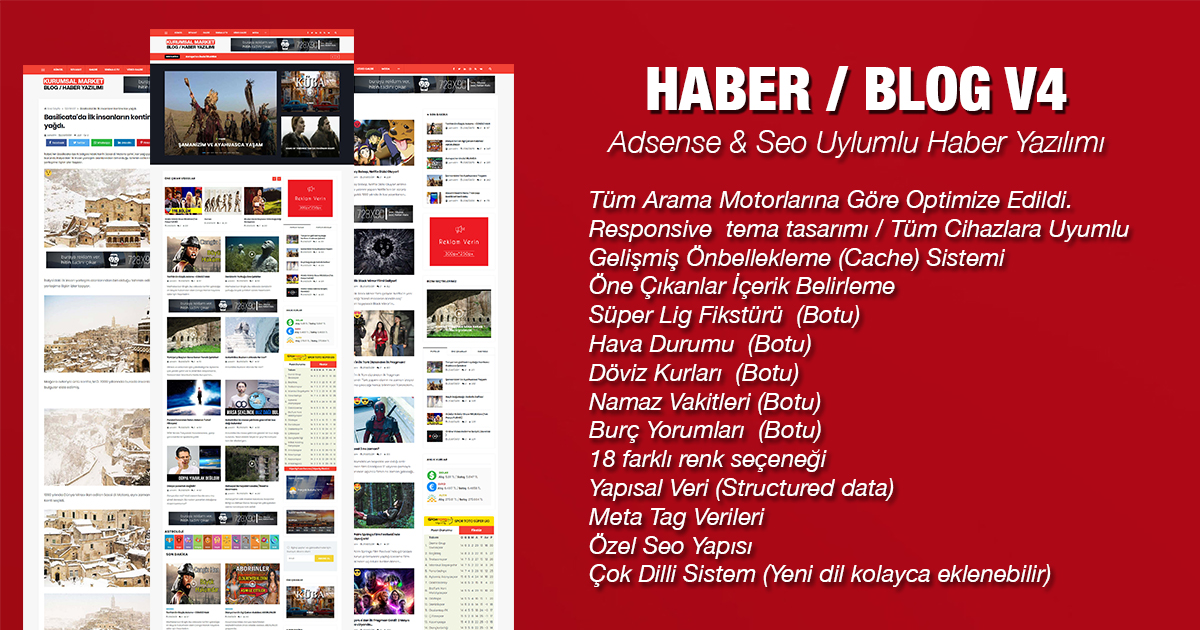 KurumsalShop's tweet photo. (#Haber Scripti V4 - #Haber Yazılımı) - https://t.co/gHNiBXw3zv

#AramaMotorlarıOptimizasyonu #HaberScripti #HaberScriptleri #HaberYazılımı #KadınHaberPortalı #MagazinHaber #ModaHaber #OyunHaberPortalı #PhpHaberScripti #Portal #Teknoloji https://t.co/OFtcMV6SE7