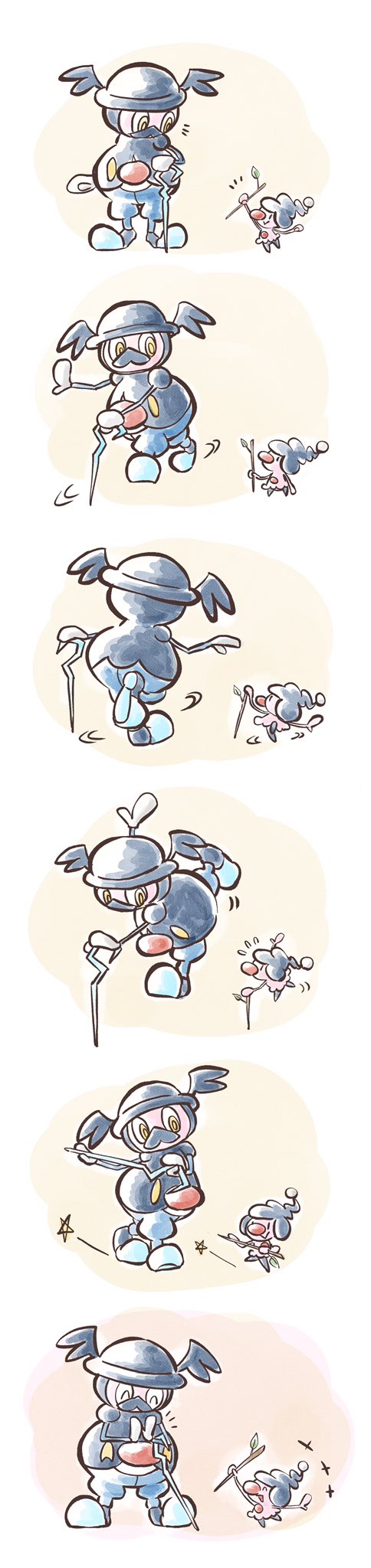 えおん マネネがいい感じの小枝をひろったようです ポケモン剣盾 マネネ バリコオル えおん マネネがいい感じの小枝をひろったようです ポケモン剣盾 マネネ バリコオル