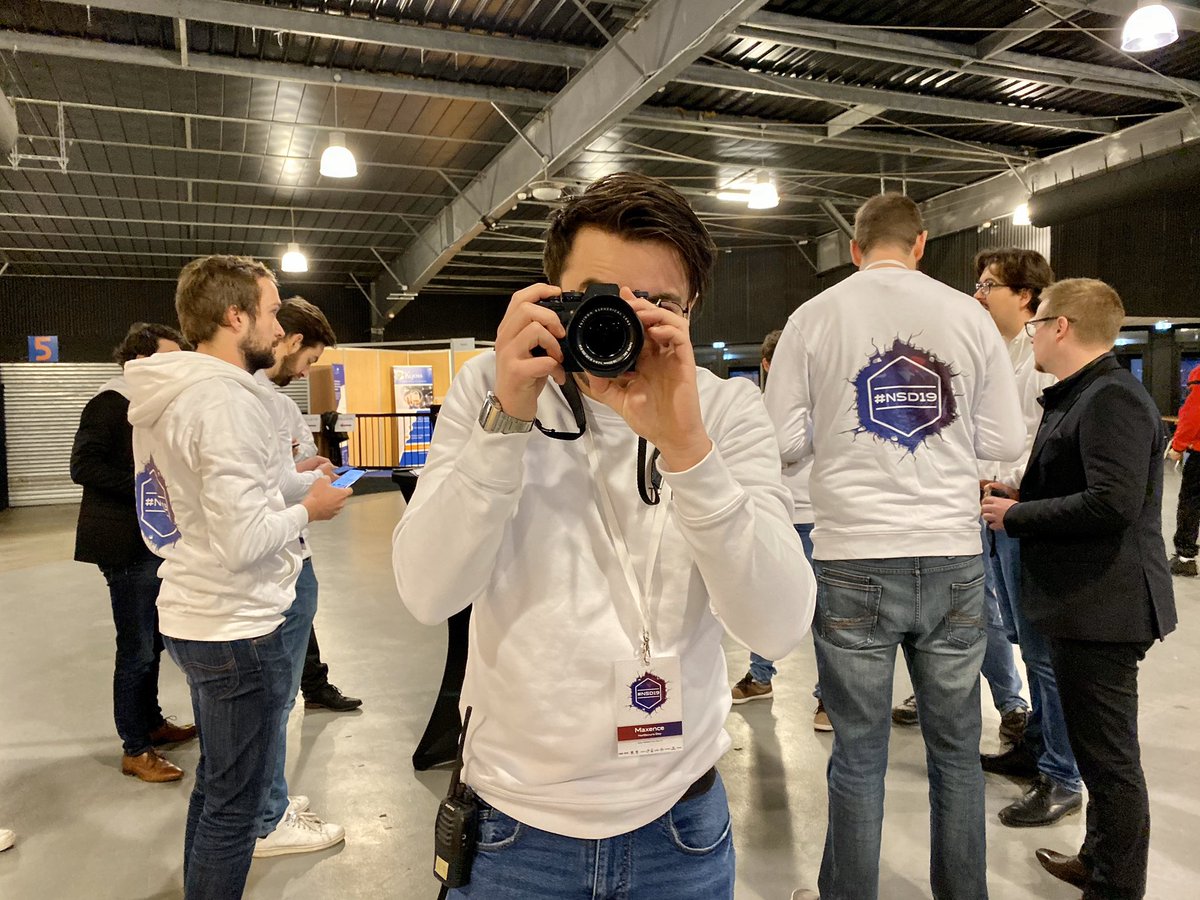 maxence_mch's tweet photo. Clap de fin sur cette 7e édition du @NetSecureDay 🕸 qui se clôt avec un nouveau record battu pour #NSD19 🎉

C’est toujours avec un plaisir infini que nous retrouvons nos étudiant.e.s, partenaires et ami.e.s autour de cet événement. 

Merci à tou.te.s ! 🖖 https://t.co/qcdvmekzk8