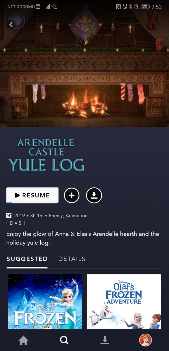 ｍｏｒｉｓｏｎ Disney で クレイジーな番組を見つけてしまった Arendelle Castle Yule Log その名の通り ただアレンデールのお城の暖炉で薪が燃えるのをひたすら見せるだけの番組 上映時間 3時間1分 T Co J2vx3i9qet