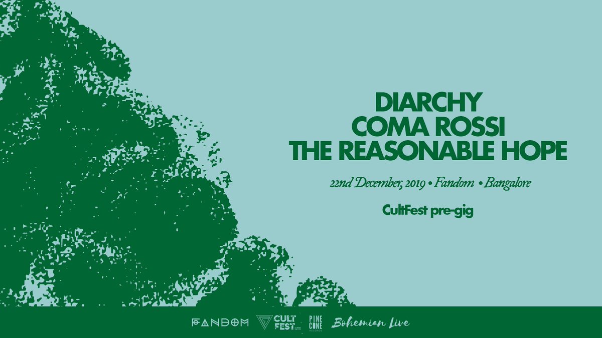 TheRsnbleHope's tweet photo. #Bangalore !
We're coming down to your city on 22nd of this month ! Playing alongside #DIARCHY and #COMAROSSI at FANDOM !
TICKETS > https://t.co/VQMD51G4eP
@PineconeRecords @thisgraynight @xIN_8 @wprdwells
#pineconerecords #thereasonablehope #postrockdiscovery #postrockindia https://t.co/GaCftQzg5E