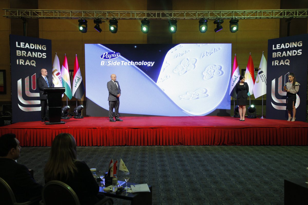 LBIraq's tweet photo. #Papia Brand has received their award as a Leading Brand of  KRI for 2019 in the TOILET PAPER category. #hayatkimya https://t.co/TO41OaWNmq