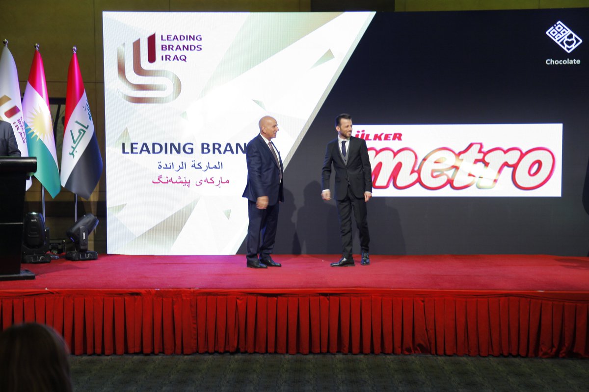 LBIraq's tweet photo. #METRO Brand has received their award as a Leading Brand of KRI for 2019 in the CHOCOLATE category. @pladis_Global   #Ülker https://t.co/FEFfgPQgsq