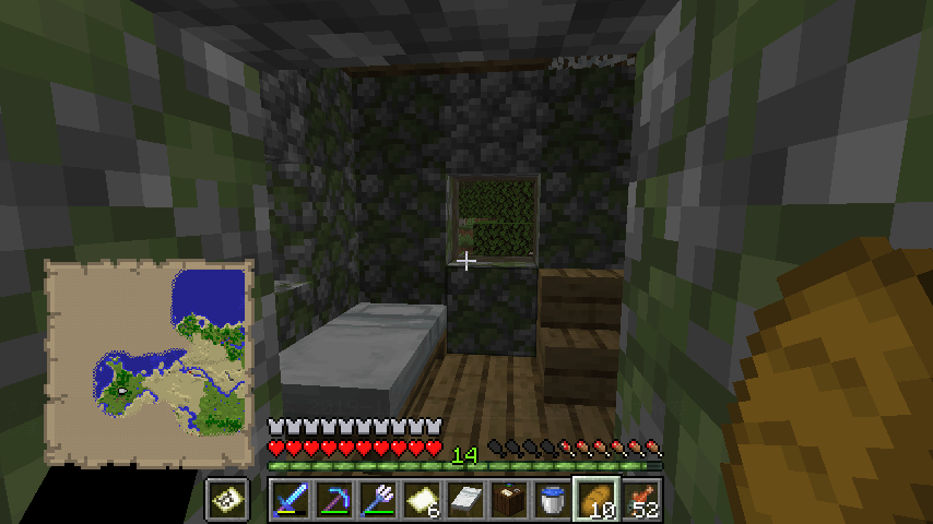 Jake マイクラの廃村初めて見た ボロボロの家 明かりの無い屋内 地面に落ちたベル 苔むして枯れかけた井戸 ゲーム中の素材だけで廃墟を表現してて凄いなあ