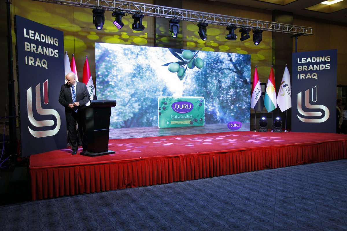LBIraq's tweet photo. #Duru Brand has received their award as a Leading Brand of  #IRAQ and  #KRI and for 2019 in the BAR #SOAP category #evyap #turquality https://t.co/IzeMUIIPfd