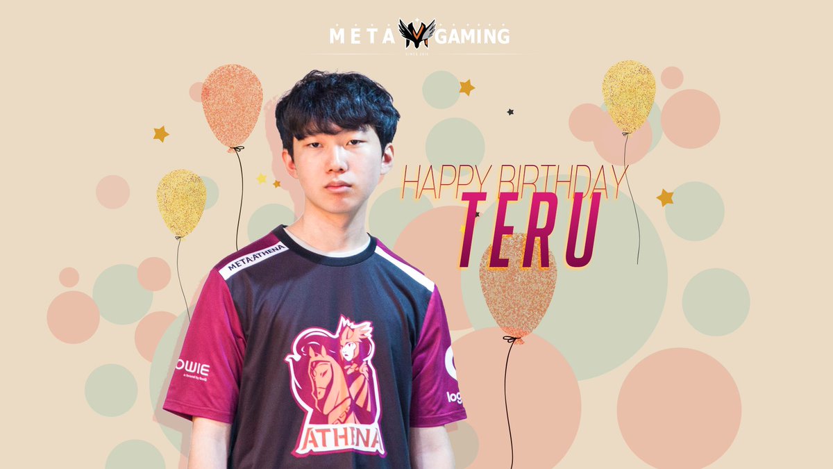 TheMetaGaming's tweet image. 안녕하세요. #MetaGaming 입니다.

오늘은 #MetaAthena 의 DPS, #Teru 선수의 생일입니다.
실력과 노력 모두 훌륭한 Teru선수의 생일을 진심으로 축하합니다.

Happy Birthday, @Teru__1215 ! Wishing you have a beautiful day🥳

#Happy_Teru_Day