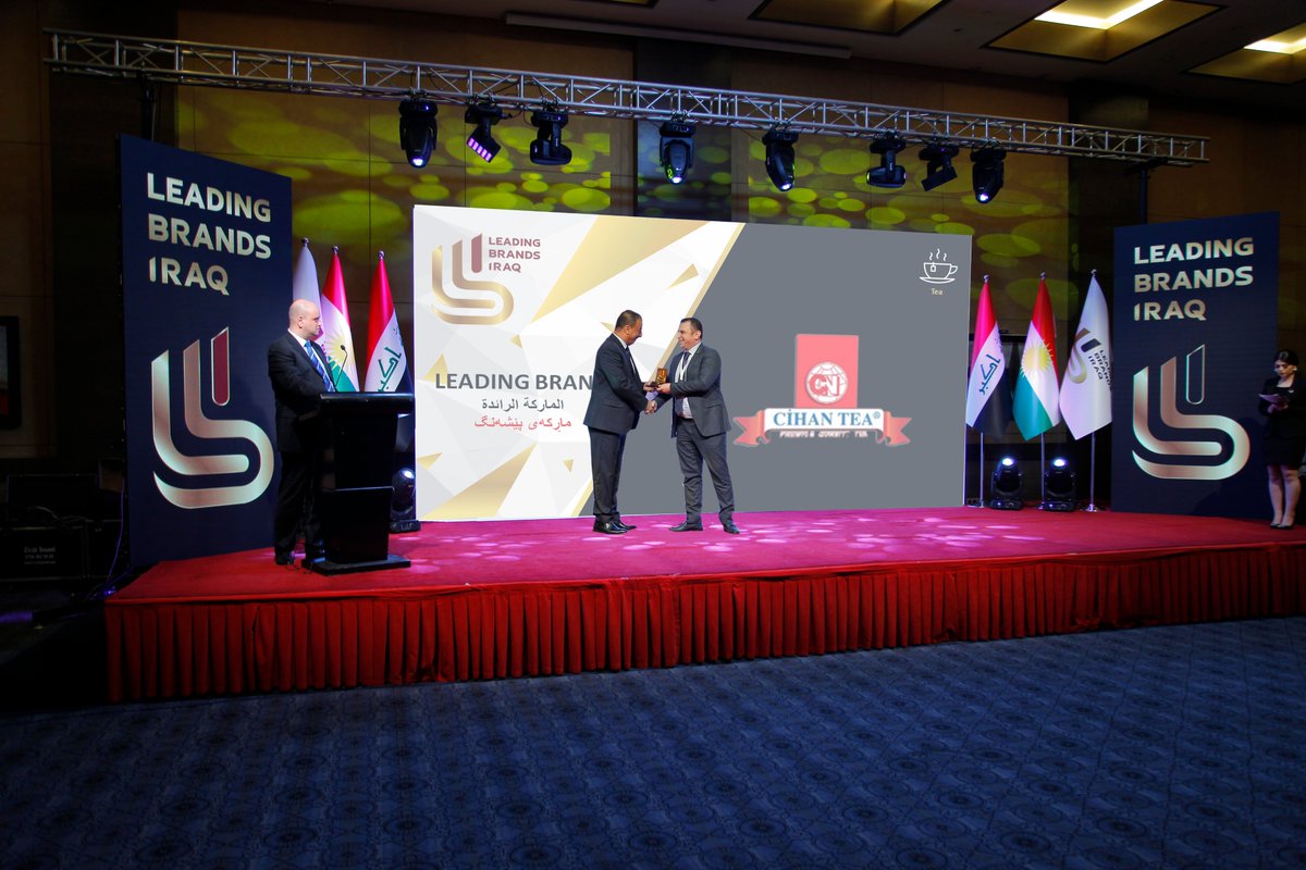 LBIraq's tweet photo. #CIHAN Brand has received their award as a Leading Brand of #Kurdistan Region for 2019 in the #TEA category https://t.co/gVccZgutqL