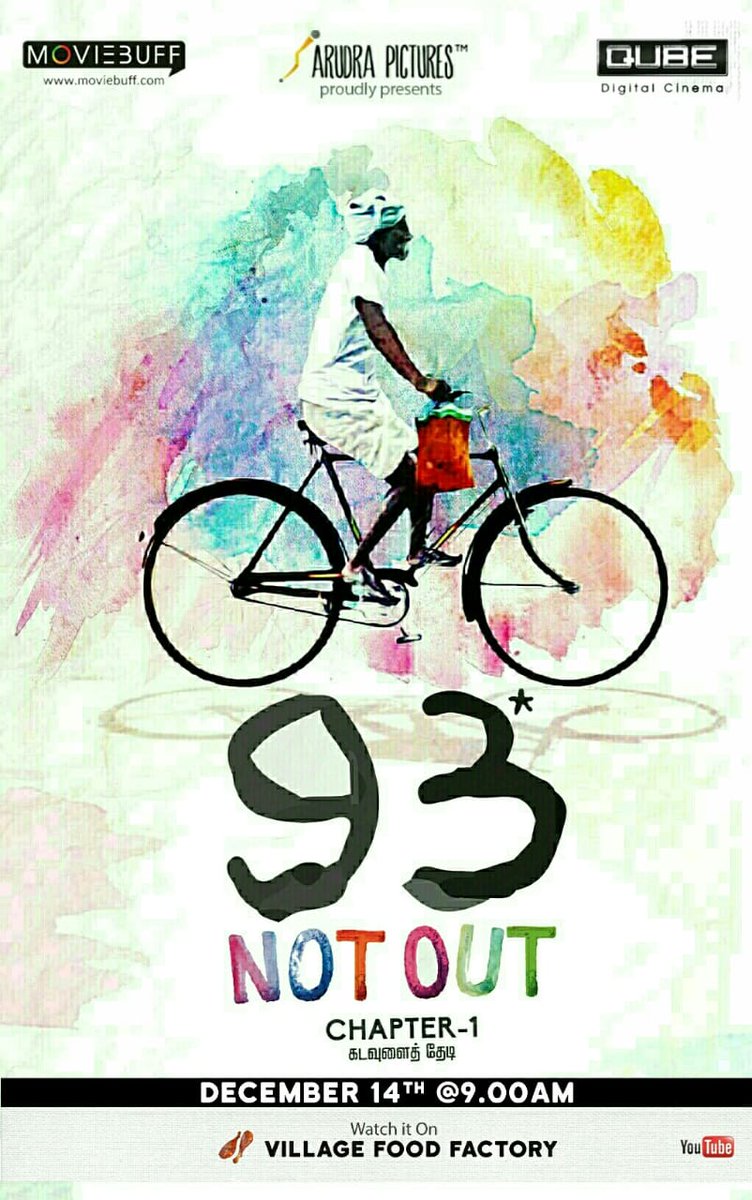 rameshlaus's tweet photo. Here it is #93notout short film #ChapterOne 

A good one.. 

Directed by #Arudra former AD of @vijaymilton
https://t.co/ErH2bbj8Xz https://t.co/97uH5EwE96