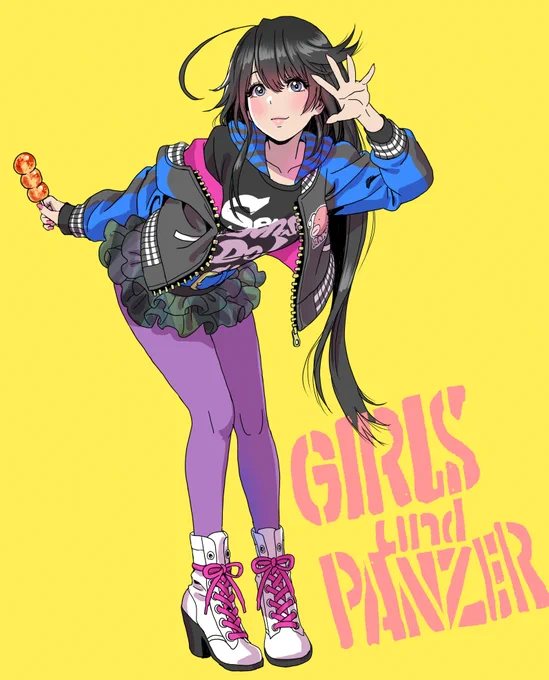 むかし描いた五十鈴華さん。 