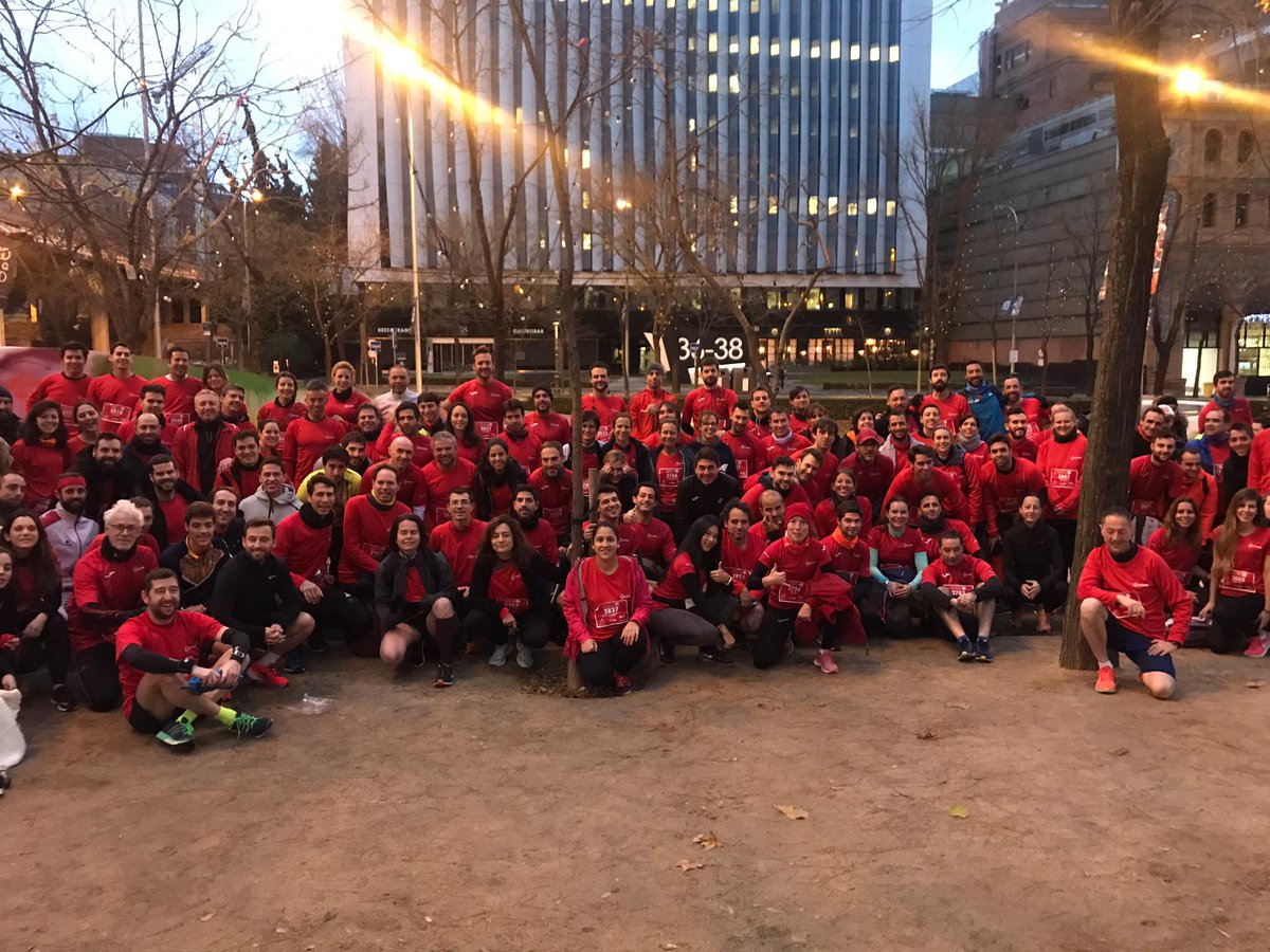 ACCIONA's tweet photo. 🏃‍♂️🏃‍♀️ Más de 150 componentes del #ACCIONAteam han participado hoy en la #CarreraDeLasEmpresas en Madrid 💪Fomentamos la práctica del deporte como parte de nuestro compromiso clave con la salud, el bienestar y la importancia de una alimentación saludable https://t.co/i58H3IM7vC
