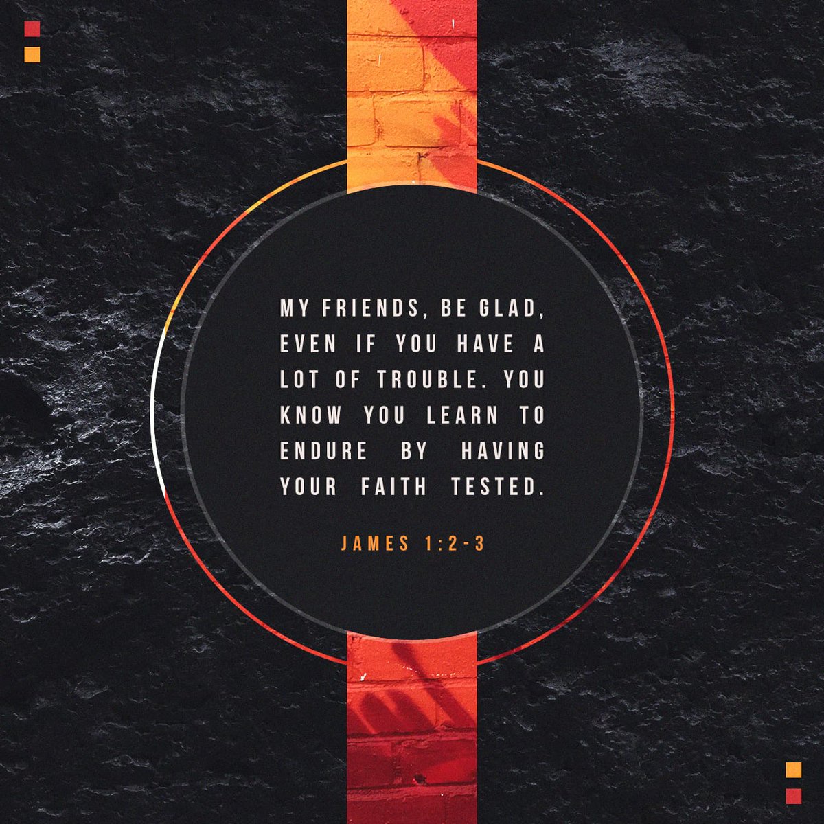 DAILYWORDOFGOD's tweet photo. #RT @Daily_Bible: My friends, be glad, even if you have a lot of trouble. You know you learn to… https://t.co/xEwJfsX1K6 https://t.co/Hl56j3Ww7A