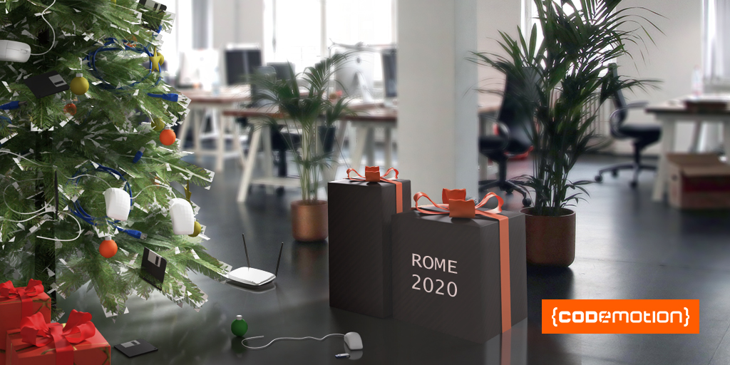 CodemotionIT's tweet photo. 🌲🎁Under the Christmas tree of a true #developer you can’t miss the most anticipated gift: the 10th edition of #CodemotionRome, the top Tech Conference in Italy!🎁🌲
#Codemotion https://t.co/jAUyAEWcN7