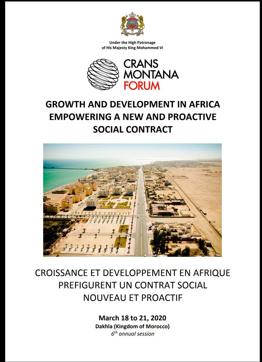 kelthoumbent's tweet photo. SAVE THE DATE: The Crans Montana Forum on Africa &amp; South-South Cooperation will be back in Dakhla, Morocco, for the 6th consecutive year from March 18 to 21, 2020 #Dakhla  #DakhlaMorocco #DakhlaAfrica  #DakhlaForum https://t.co/PA27x1Ro8x