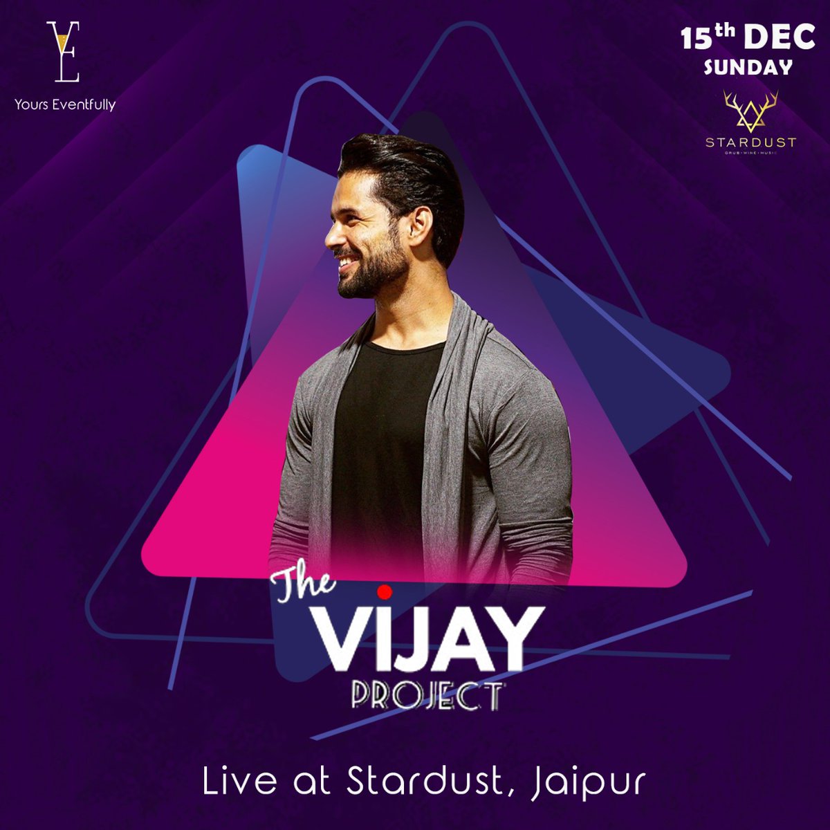 YoursEventfully's tweet photo. Come &amp; flex your dance moves on the beats of COLD hard Music
The Vijay Project live at Stardust Jaipur
Prahaar-The Band live at Dramebaaz
Pallavi Baberwal live at Asteria
.
.
.
#Yourseventfully #YE #TheVijayProject #PallaviBaberwal #PrahaarTheBand #Jaipur #Asteria #Dramebaaz https://t.co/HuzhuLWfhm