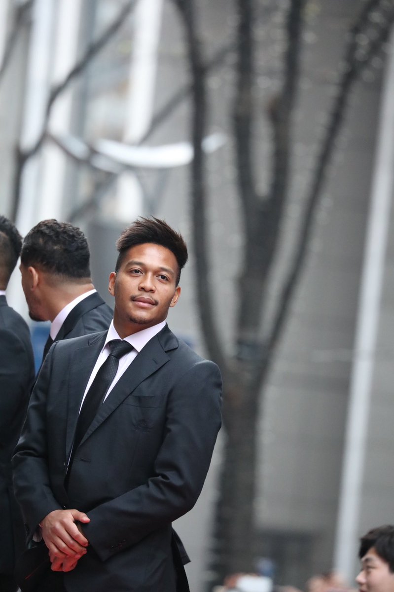 あに イケメン過ぎてずっと撮った写真見てニヤニヤしてる ラグビー日本代表パレード 松島幸太朗