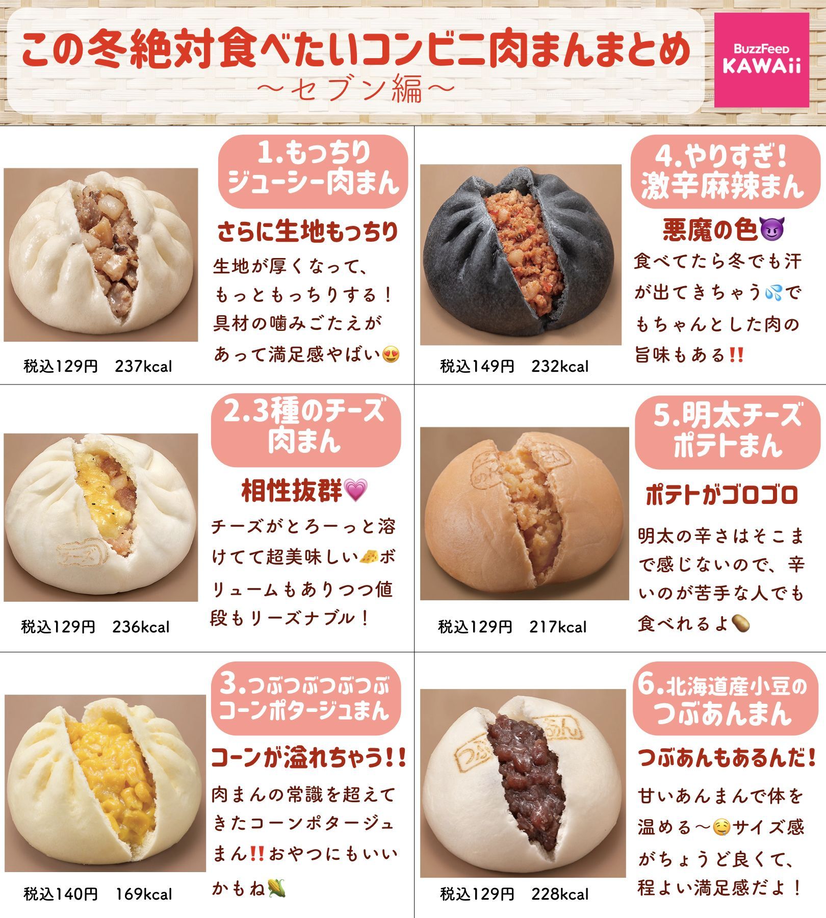 Buzzfeed Kawaii 今年は肉まんがアツい コンビニ別 新作 リニューアル肉まんをまとめました Buzzfeed Kawaii 今年は肉まんがアツい コンビニ別 新作 リニューアル肉まんをまとめました